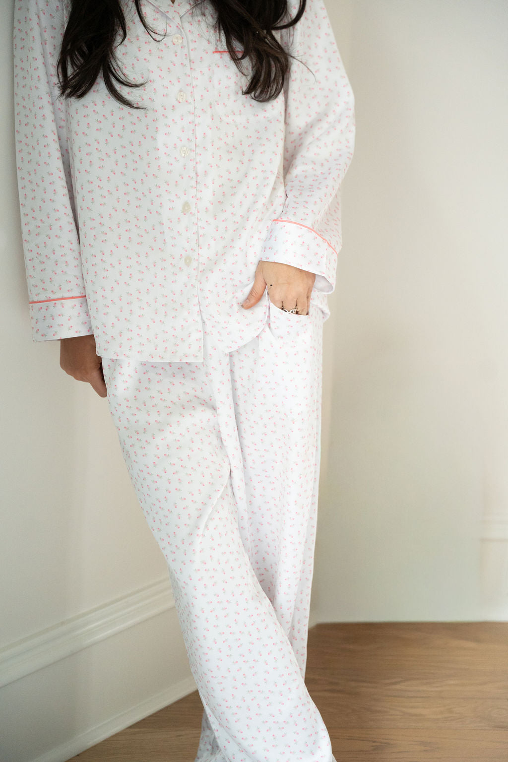 PINK ROSEBUD PAJAMAS