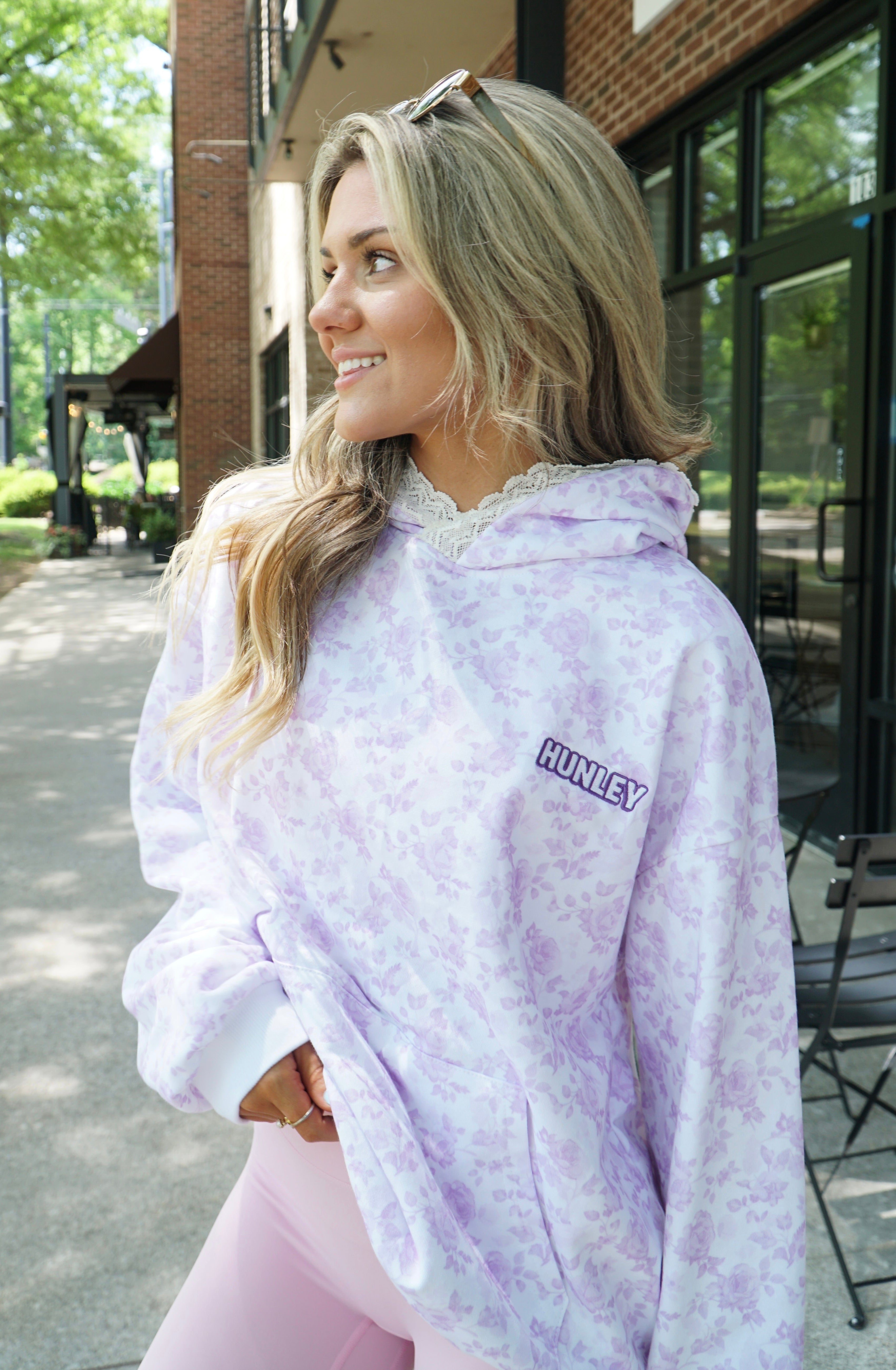 LACE AND LILACS HOODIE