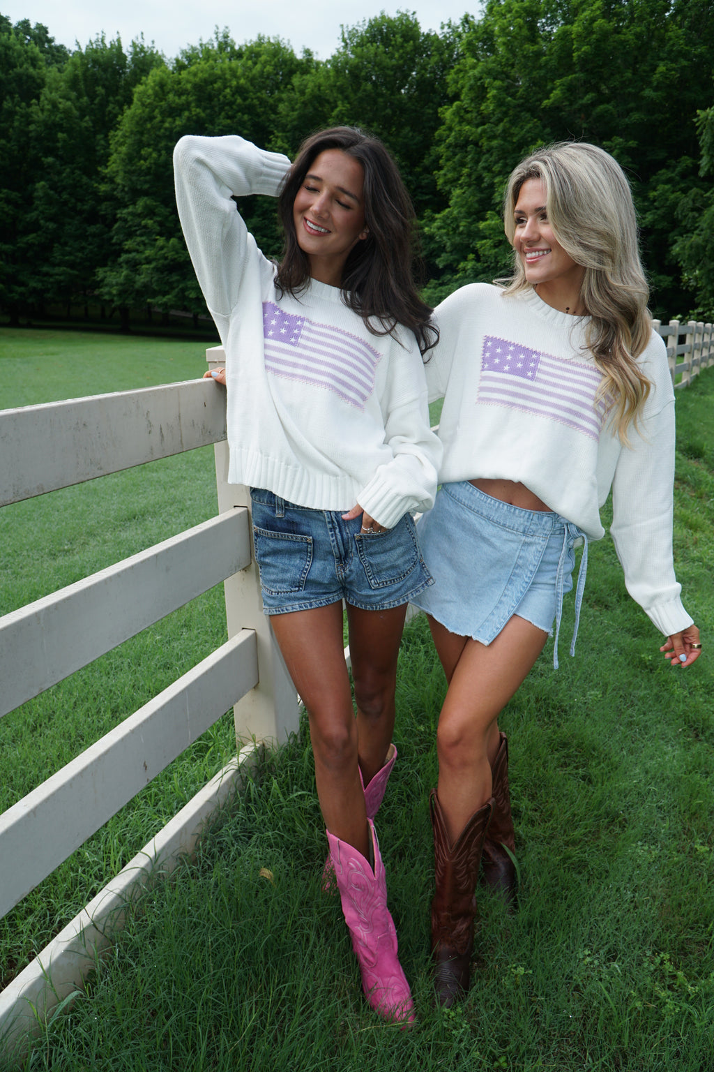 LAVENDER LIBERTY KNIT SWEATER