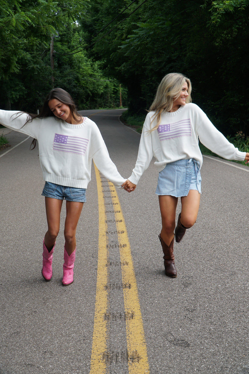 LAVENDER LIBERTY KNIT SWEATER