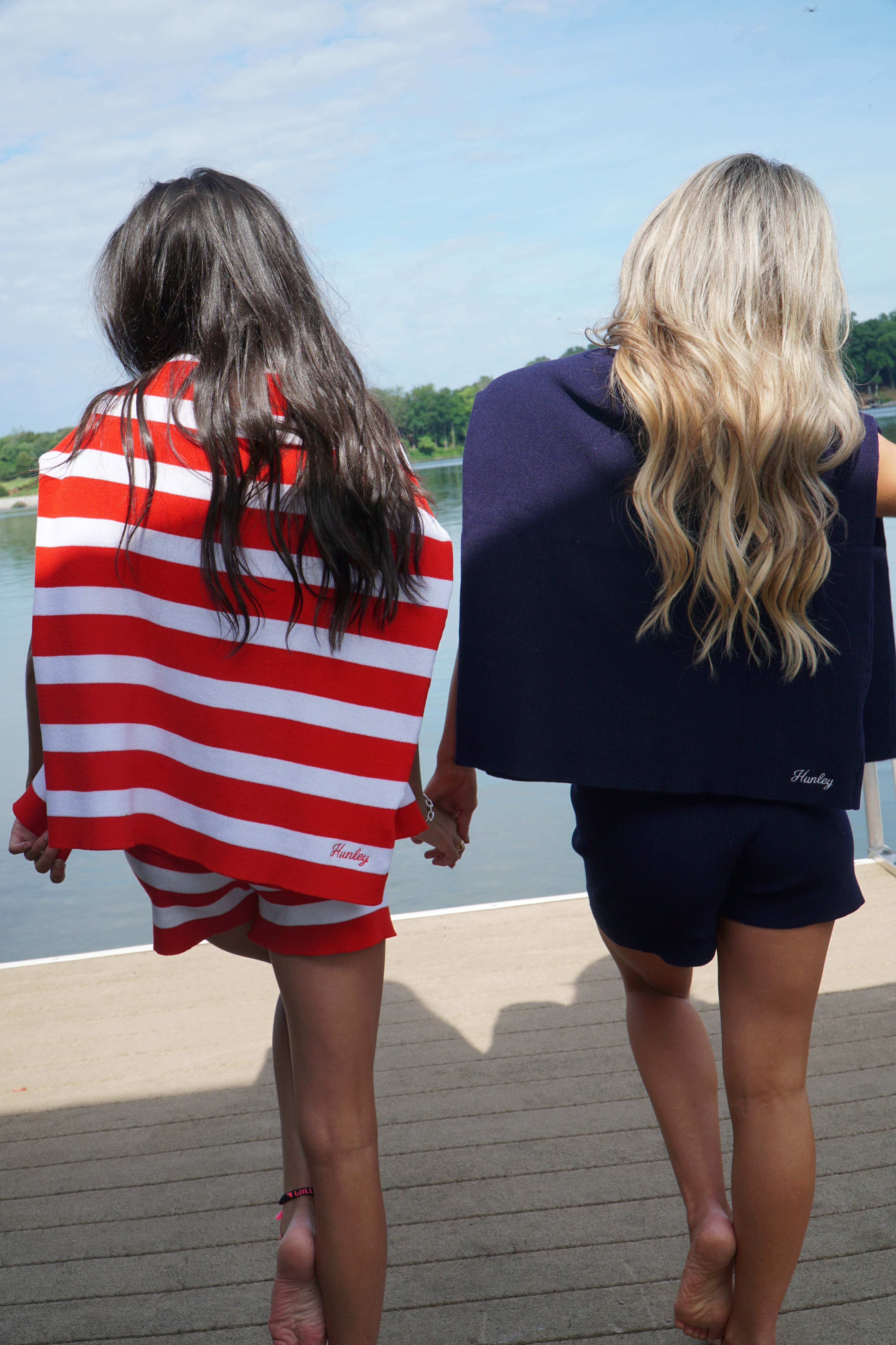 NAVY SUMMER KNIT SHORT