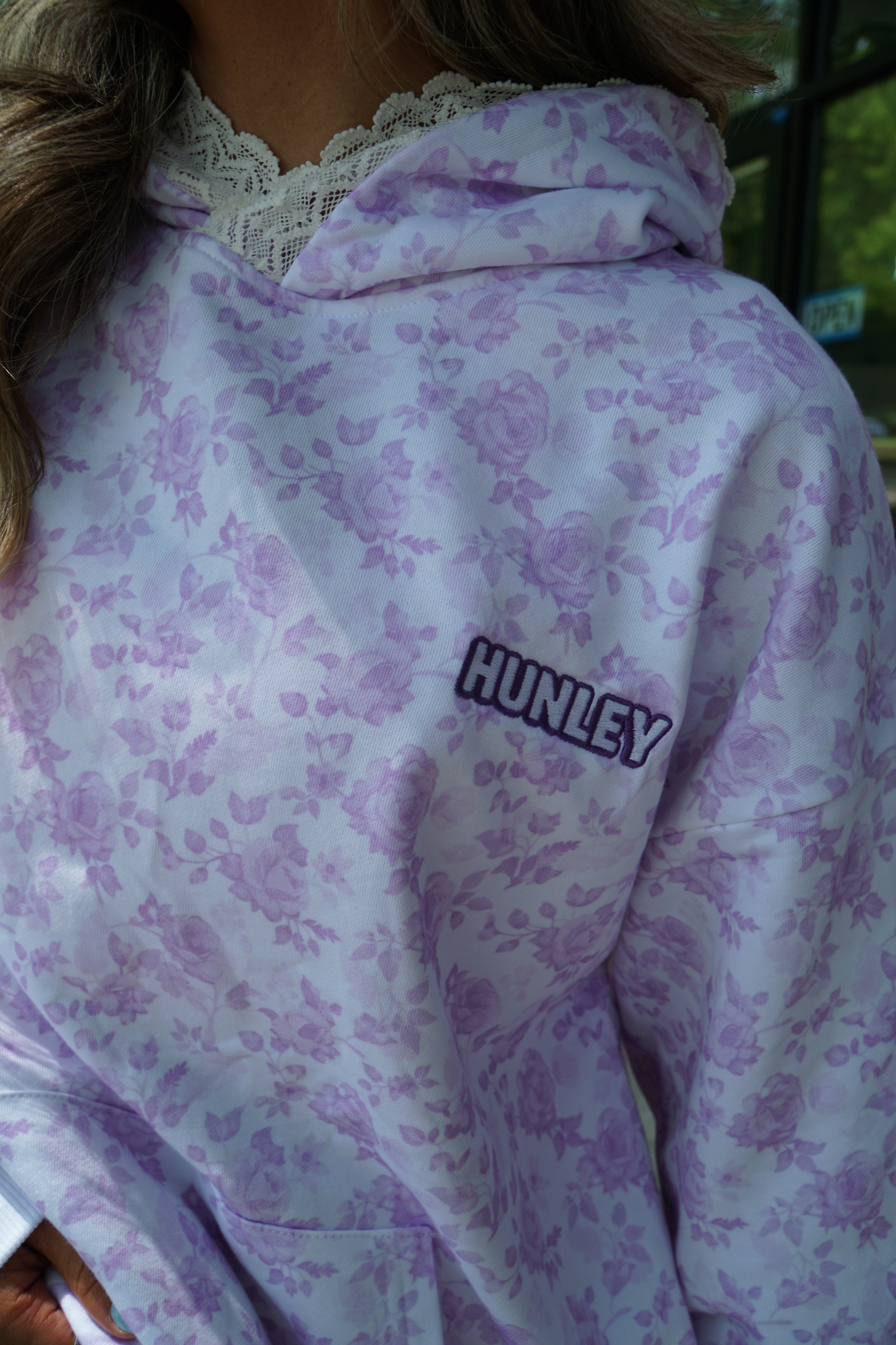 LACE AND LILACS HOODIE